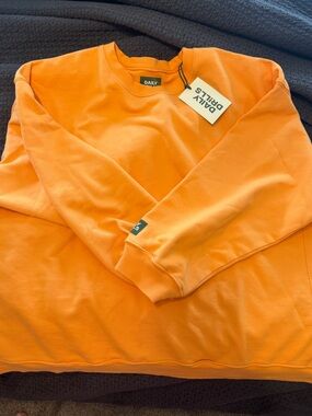 Daily Drills Orange Pullover Sweatshirt